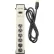 Heavy Duty Surge Protected Power Strip, 6 Outlets, 20A, 900 Joules, 6' Cord