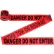 300' X 3" Red "Danger Do Not Enter" Tape, 1 Roll
