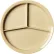 Cambro HK93BCW133 - Heat Keeper Base, 3-Compartment, 9-1/2", Narrow Rim, Beige - Pkg Qty 12