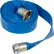 Apache 98138068 3" x 100' PVC Lay Flat Discharge Hose w/ M x F Aluminum Short Shanks
