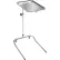 Global Industrial™ Single-Post Chrome Mayo Stand, 12-5/8" x 19-1/8" Tray