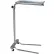 Blickman 1520SS Single-Post Stainless Steel Mayo Stand, 12-5/8" x 19-1/8" Tray