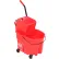 Rubbermaid WaveBrake® 2.0 Side Press Mop Bucket & Wringer Combo 26-35 Qt. - Red