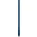 ASI Global Partitions Polymer Pilaster w/ Shoe - 24"W x 82"H Blue