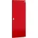 ASI Global Partitions Steel Partition Door - 24"W Red Left In/Right Out, Without Hardware