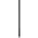 ASI Global Partitions Steel Pilaster w/ Shoe - 6"W x 82"H Charcoal