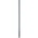 ASI Global Partitions Steel Pilaster w/ Shoe - 8"W x 82"H Gray