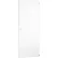 ASI Global Partitions Steel Partition Door - 24"W White Left In/Right Out, Without Hardware