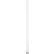 ASI Global Partitions Polymer Pilaster w/ Shoe - 22"W x 82"H White