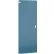 ASI Global Partitions Steel Partition Door - 26"W Azure, Left Out/Right In, Without Hardware