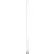 ASI Global Partitions Steel Pilaster w/ Shoe - 24"W x 82"H White
