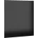 ASI Global Partitions Phenolic Black Core Partition Panel w/o Brackets - 59-1/2"W Graphite Grafix