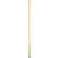 ASI Global Partitions Polymer Pilaster w/ Shoe - 3"W x 82"H Cream