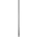 ASI Global Partitions Polymer Pilaster w/ Shoe - 7"W x 82"H Gray