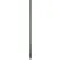 ASI Global Partitions Polymer Pilaster w/ Shoe - 6"W x 82"H Charcoal