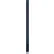 ASI Global Partitions Plastic Laminate Pilaster w/ Shoe - 7"W x 82"H Navy Grafix