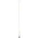 ASI Global Partitions Plastic Laminate Pilaster w/ Shoe - 12"W x 82"H Mission White