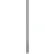 ASI Global Partitions Phenolic Black Core Pilaster w/ Shoe - 7"W x 82"H Dove Gray