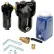 Arrow Economy StageAir 1 Qt. Desiccant Dryer D7612, Zinc & Aluminum Bowl, 1/2" NPT, 200 PSI