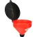 Wirthco Funnel King® 4 Qt. Drum Funnel 32425 with 2" Threads & Lockable Lid - Pkg Qty 4