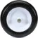 Marathon 00003 3.50/2.50-8 Flat Free Wheelbarrow Tire - Ribbed Tread - 6" Centered - 5/8" Bearings
