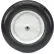 Marathon 00001 4.80/4.00-8 Flat Free Wheelbarrow Tire Ribbed Tread - 6" Centered - 5/8" Bearings
