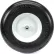 Marathon 00065 4.80/4.00-8 Flat Free Cart Tire - Ribbed Tread - 3" Centered - 5/8" Bearings