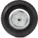Marathon 00026N 2.80/2.50-4 Narrow Centipede Flat Free - 3" Centered - 1/2" Bearings
