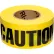 NMC Barricade Tape, 3" x 1000', Yellow, Caution