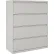 Hirsh Industries® HL1000 Series® 42"W 4 Drawer Lateral File Cabinet, Light Gray