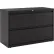 Hirsh Industries® HL1000 Series® 42"W 2 Drawer Lateral File Cabinet, Black