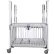 NK Medical Infant ICU Standard Crib E2080CLT, 30"W x 44"L x 61"H, Trendelenburg Deck, Epoxy