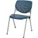 KFI Stack Chair with Perforated Back - Plastic Seat - Navy - KOOL Series - Pkg Qty 4