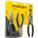 Stanley 84-114 3 Piece Basic Plier Set (Long Nose, Slip Joint, Diagonal)