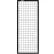 Global Industrial™ Machine Wire Guard Panel, 2'W, Black