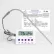 H-B DURAC Calibrated Electronic Thermometer with SSProbe; -50/300C (-58/572F), 51 x 18mm