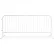 Queue Solutions CrowdMaster™ 1000 Steel Barricade, 100"L x 43"H, Flat Feet, White
