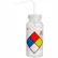 Bel-Art LDPE Wash Bottles 118160009, 500ml, Write On Label, Natural Cap, Wide Mouth, 4/PK