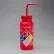 Bel-Art GHS Labeled Toluene Wash Bottles, 500ml (16oz), Polyethylene w/Red Polypropylene Cap 4Pk