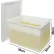 SP Bel-Art Heavy Duty Polyethylene Rectangular Tank with Top Flanges, without Faucet, 15.25x12x19"