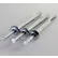 Hammer Drive Anchor - 1/4" x 1" - Mushroom Head - Alloy Steel - Zinc , Pack of 100