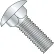 Carriage Bolt - 1/4-20 x 2-1/2" - Round Head - Steel - Zinc CR+3 - Grade A - FT - A307, Pack of 100