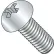 5/16-18 x 3/4" Machine Screw - Round Head - Phillips - Steel - Zinc CR+3, Pack of 100