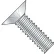 8-32 x 3" Machine Screw - Flat Head - Phillips - 18-8 Stainless Steel - FT - UNC, Pack of 200