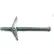Combination Toggle Bolt - 1/4-20 x 4" - Slotted Round Head - Steel - Zinc , Pack of 50