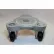 Bond® Cast Iron Triangular Dolly 2076 - Hard Tread Rubber Wheels - 525 Lb. Capacity