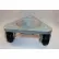 Bond® Cast Iron Triangular Cup Dolly 3310 - Hard Tread Rubber Wheels - 630 Lb. Capacity