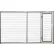 Behlen Country Ruff Guard Single Door Kennel Panel, 119"L x 3"W x 72"H