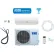 BHI Ductless Mini Split AC W/ Outdoor Heat Belt, Wifi Enabled, 12,000 BTU, 20.5 SEER, 115V, R32