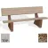 Bohlmann 72" Commercial Concrete Bench W/Backrest, Polished Tan River Rock Seat, Tan River Rock Legs
